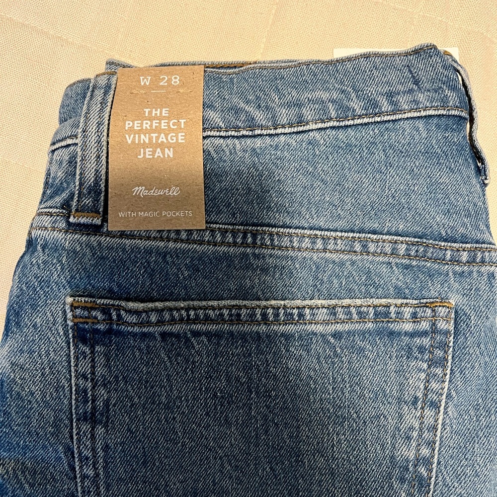 NWT Madewell Perfect Vintage Jean | Banner Wash - Picture 10 of 10